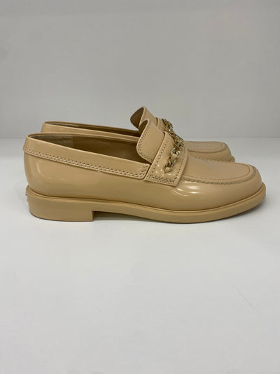 Chanel Beige Leather Moccasians 40C