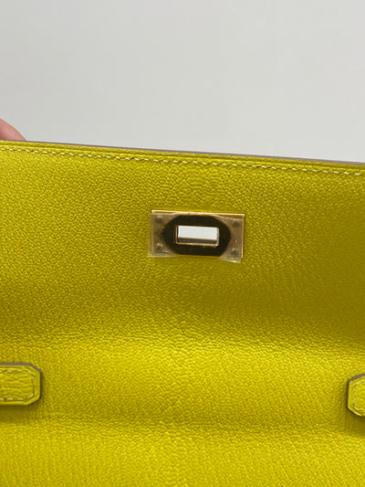 Hermes Kelly To Go Lime RGHW