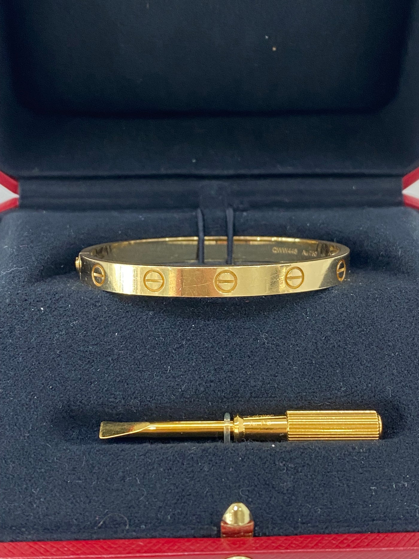 Cartier Love Bracelet Classic Yellow Gold Size 15