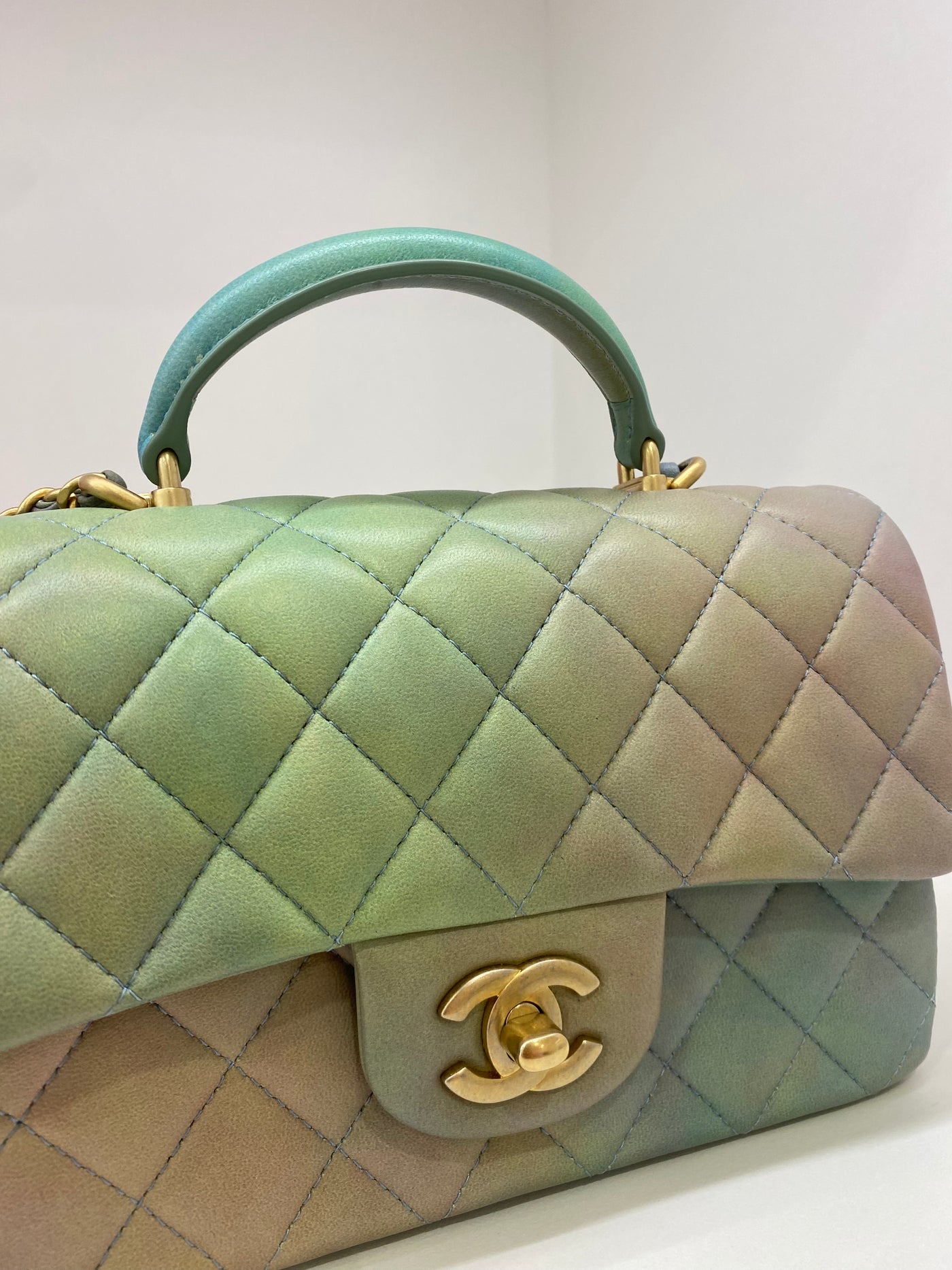 Chanel Classic Flap Top Handle Multicolour Ombré