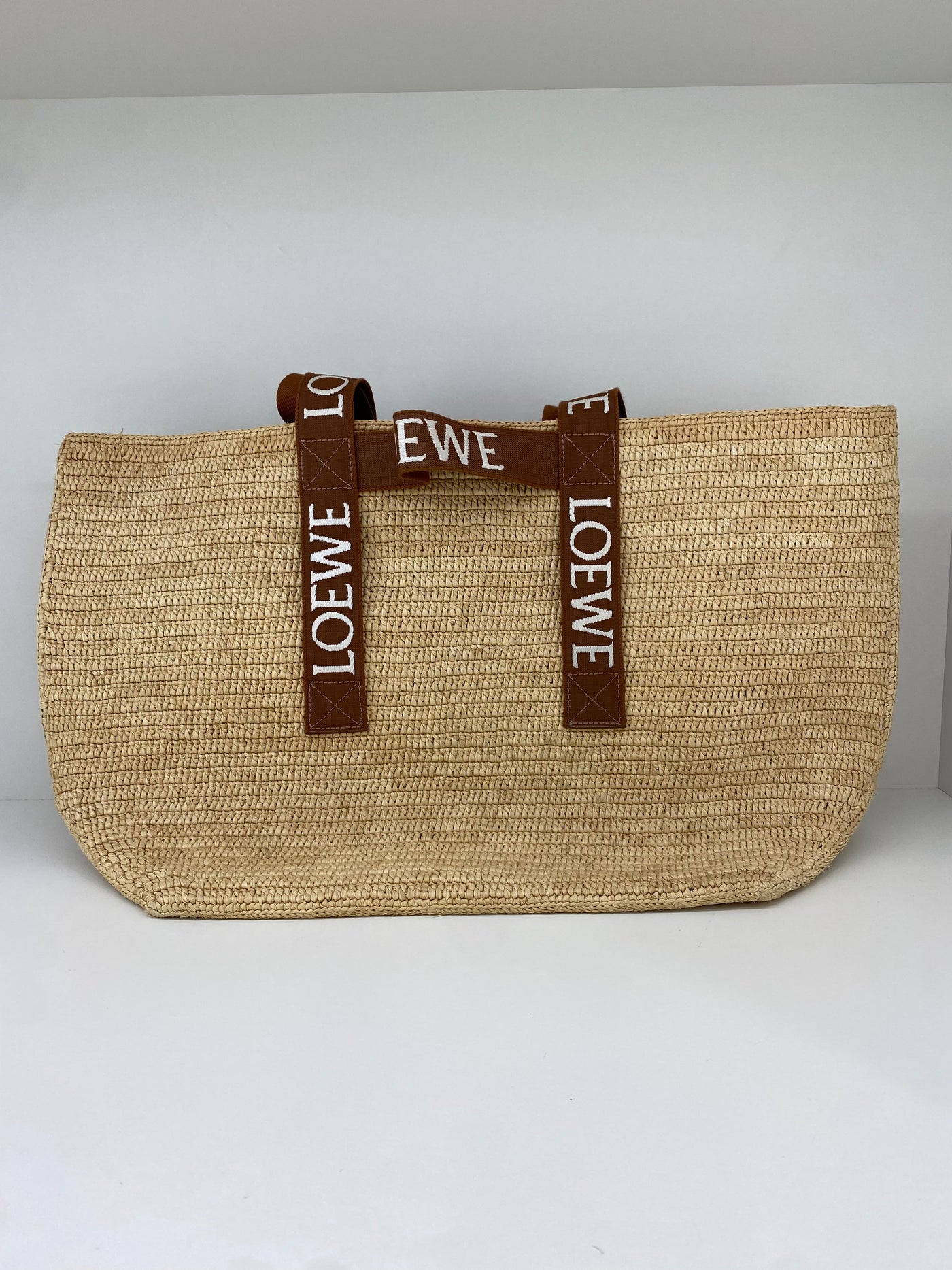 Loewe Raffia Tote Large