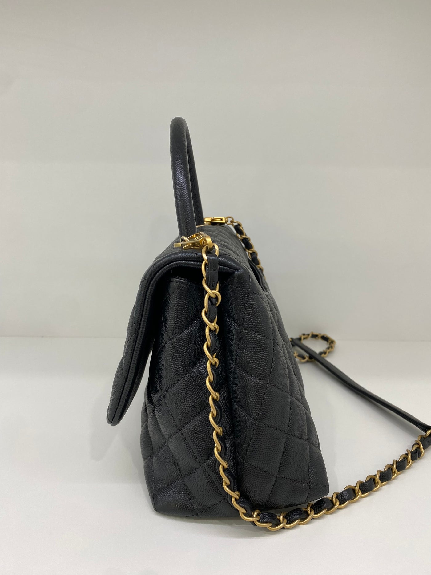 Chanel Coco Handle Black Caviar GHW