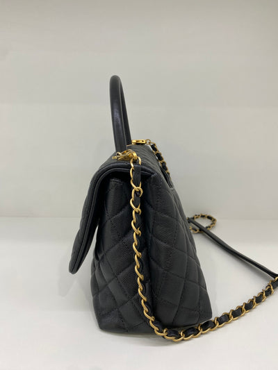 Chanel Coco Handle Black Caviar GHW