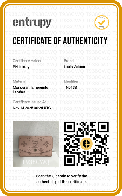 Louis Vuitton Pink Mahina Coin Purse