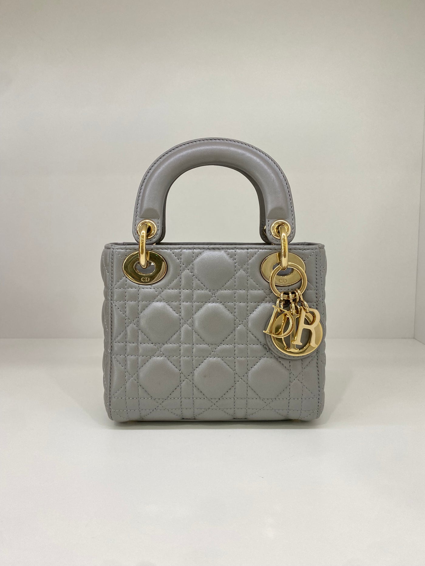 Dior Lady Dior Mini Silver GHW