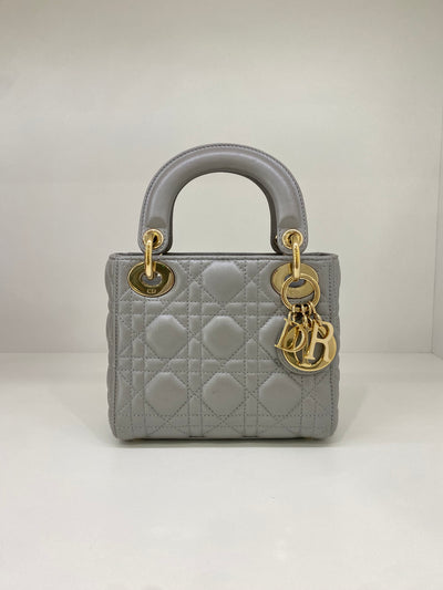 Dior Lady Dior Mini Silver GHW