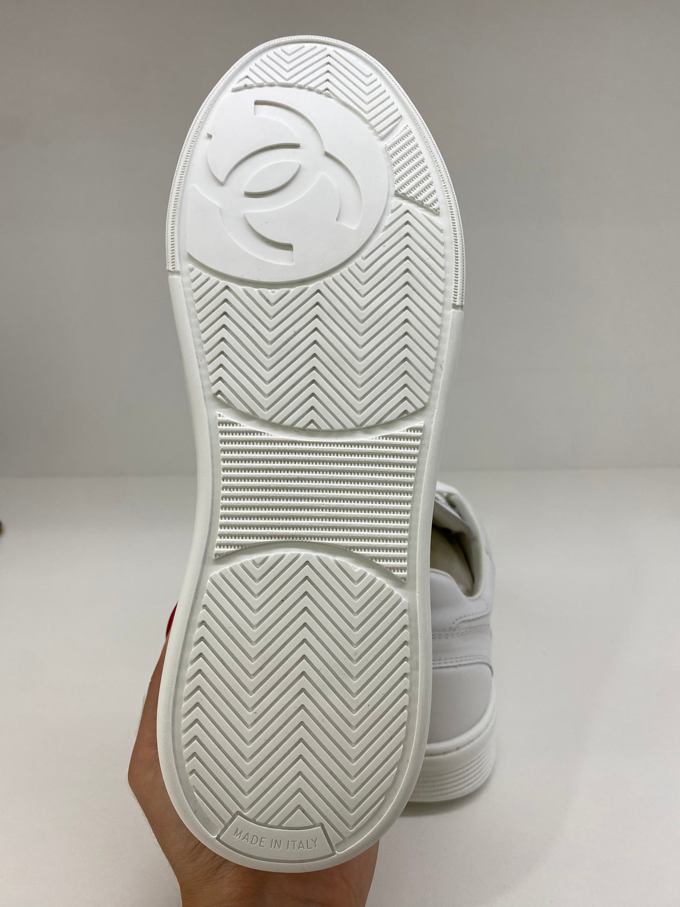 Chanel White Sneakers - Size 40