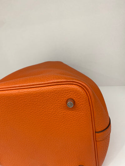 Hermes Picotin 22 Orange Poppy PHW