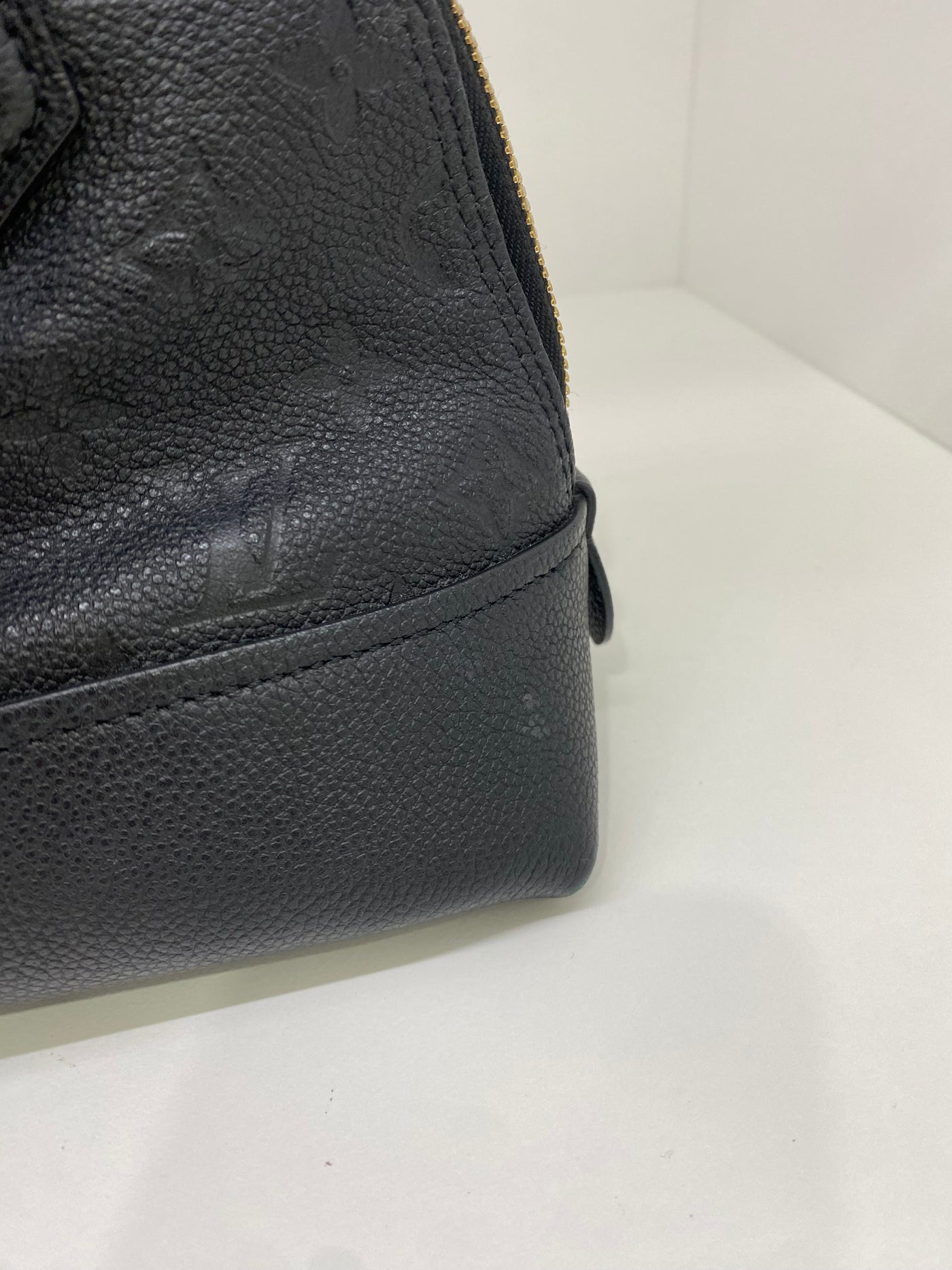 Louis Vuitton Alma Black Empriente Leather GHW