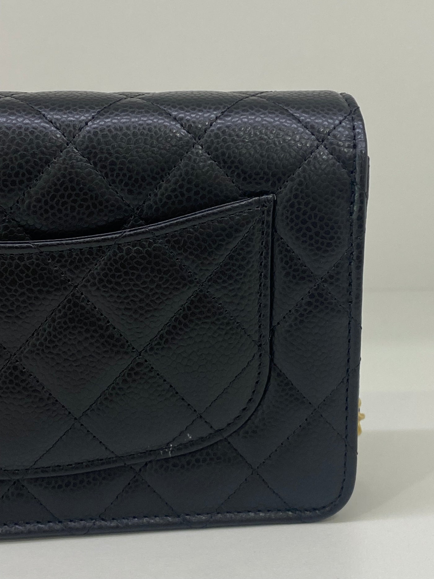 Chanel WOC Black GHW