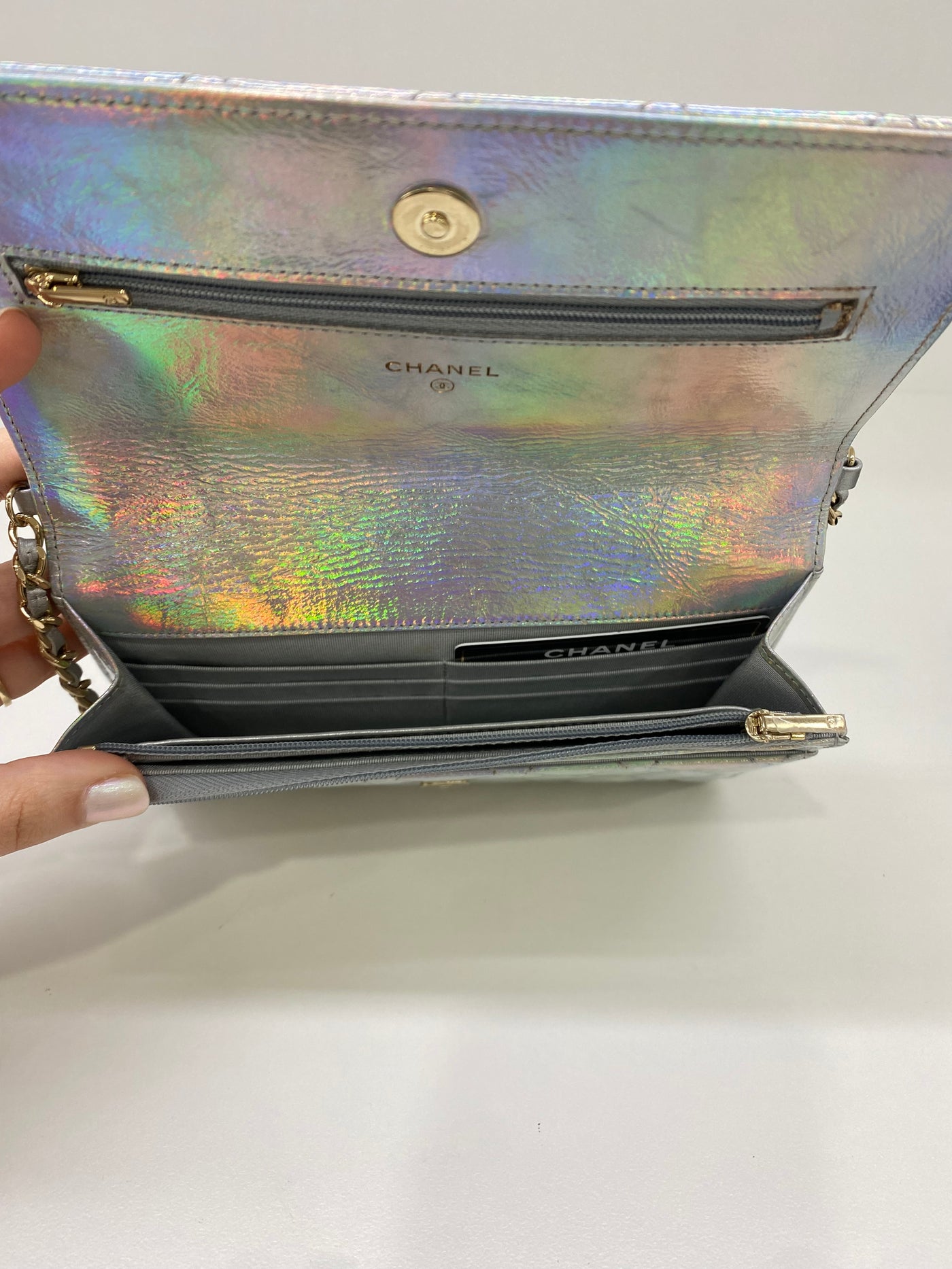 Chanel WOC Iridescent GHW