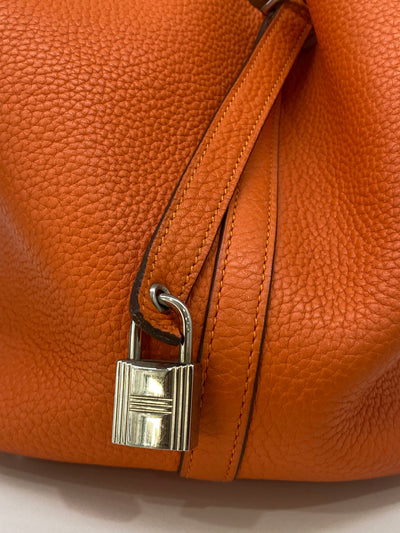 Hermes Picotin 22 Orange Poppy PHW