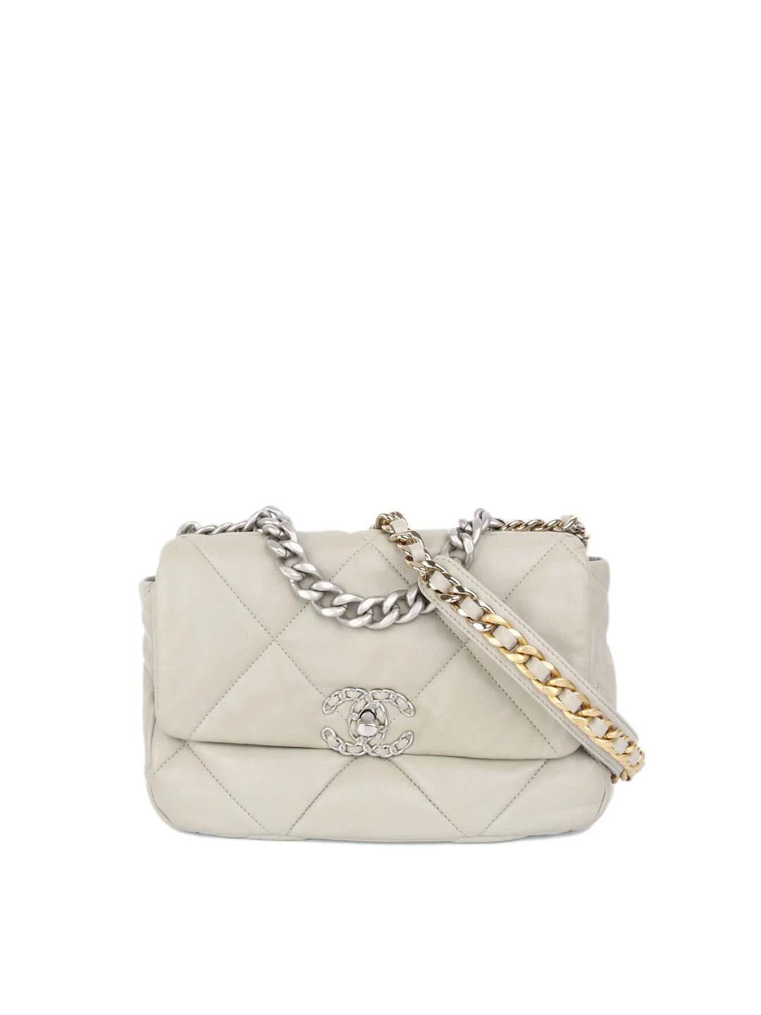 Chanel Medium Grey Lambskin 19 Bag