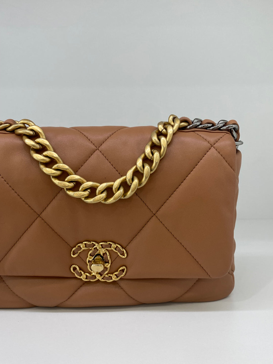 Bag Price Chanel 19 Flap Bag Gold Chanel 19 Lambskin Bag Small Medium  Handbag Purse Crossbody