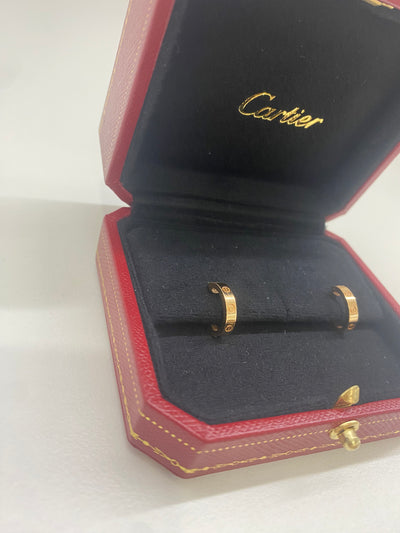 Cartier Love Earrings Rose Gold