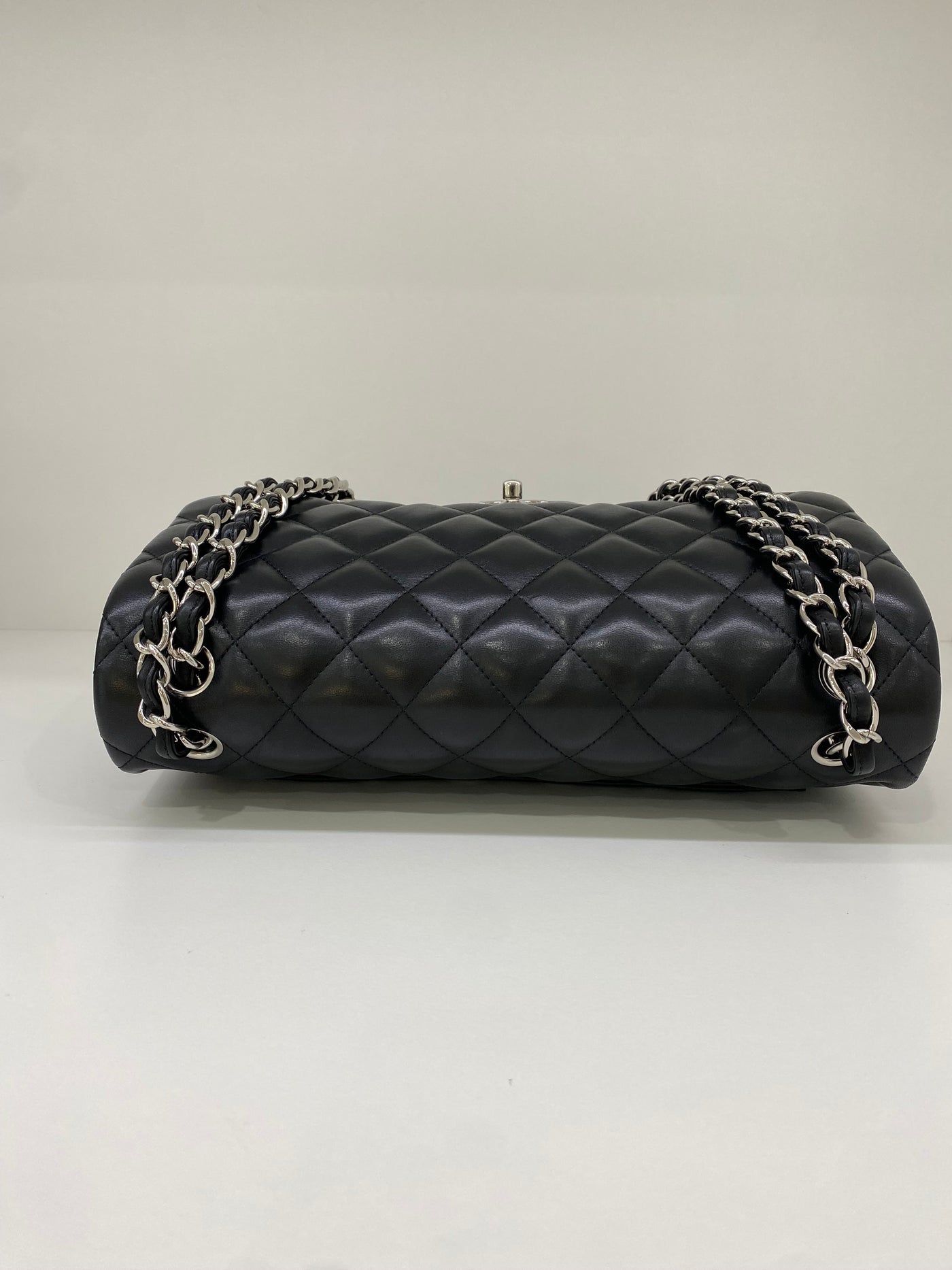 Chanel Classic Flap Jumbo Black Lambskin SHW