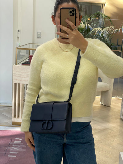 Dior Montaigne 30 Navy Matte Hardware