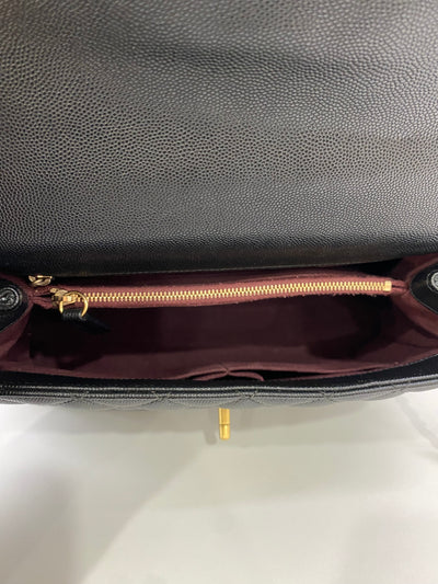 Chanel Coco Handle Black Caviar GHW