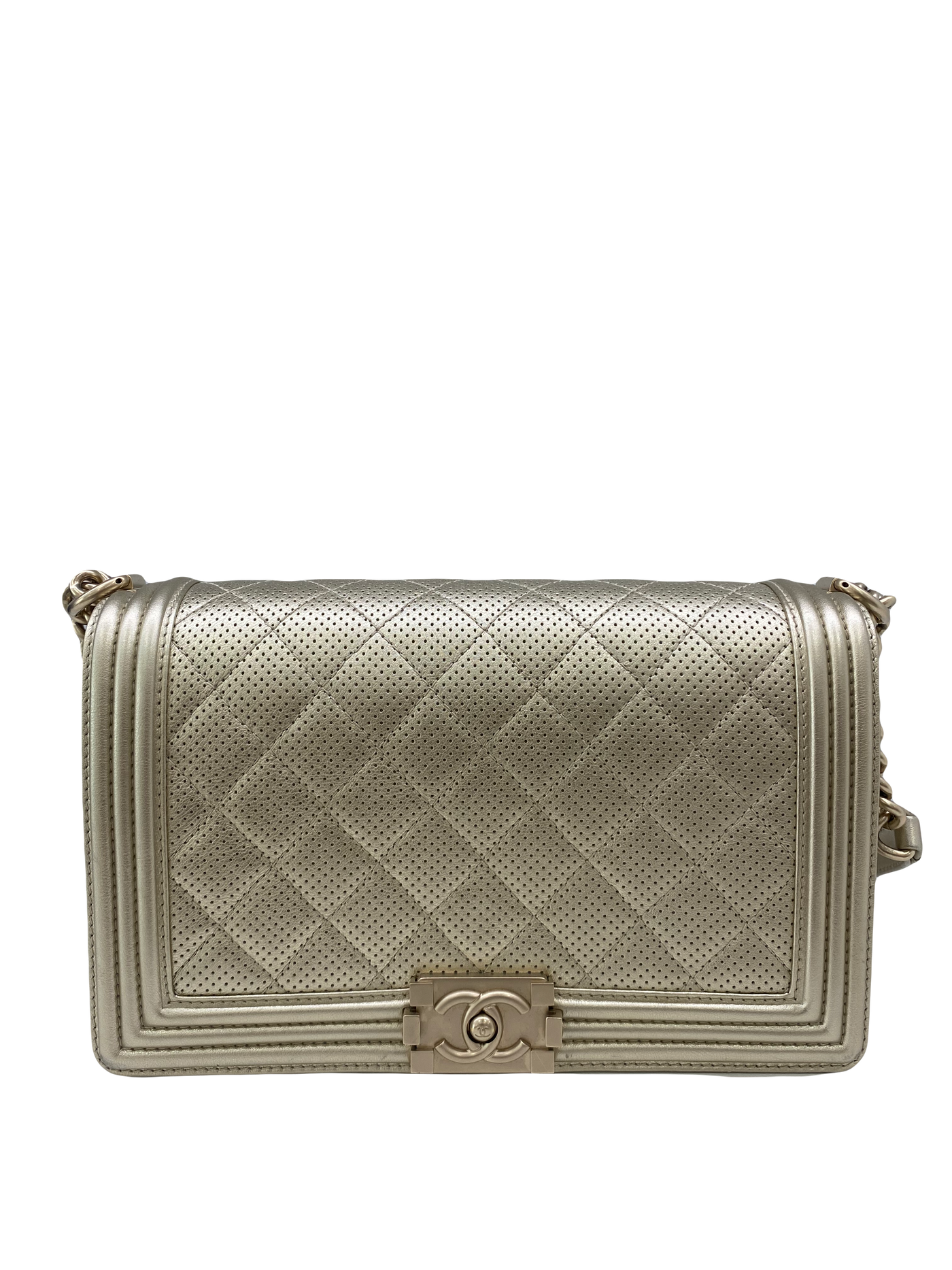 Chanel New Medium Boy Bag Gold