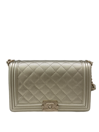 Chanel New Medium Boy Bag Gold