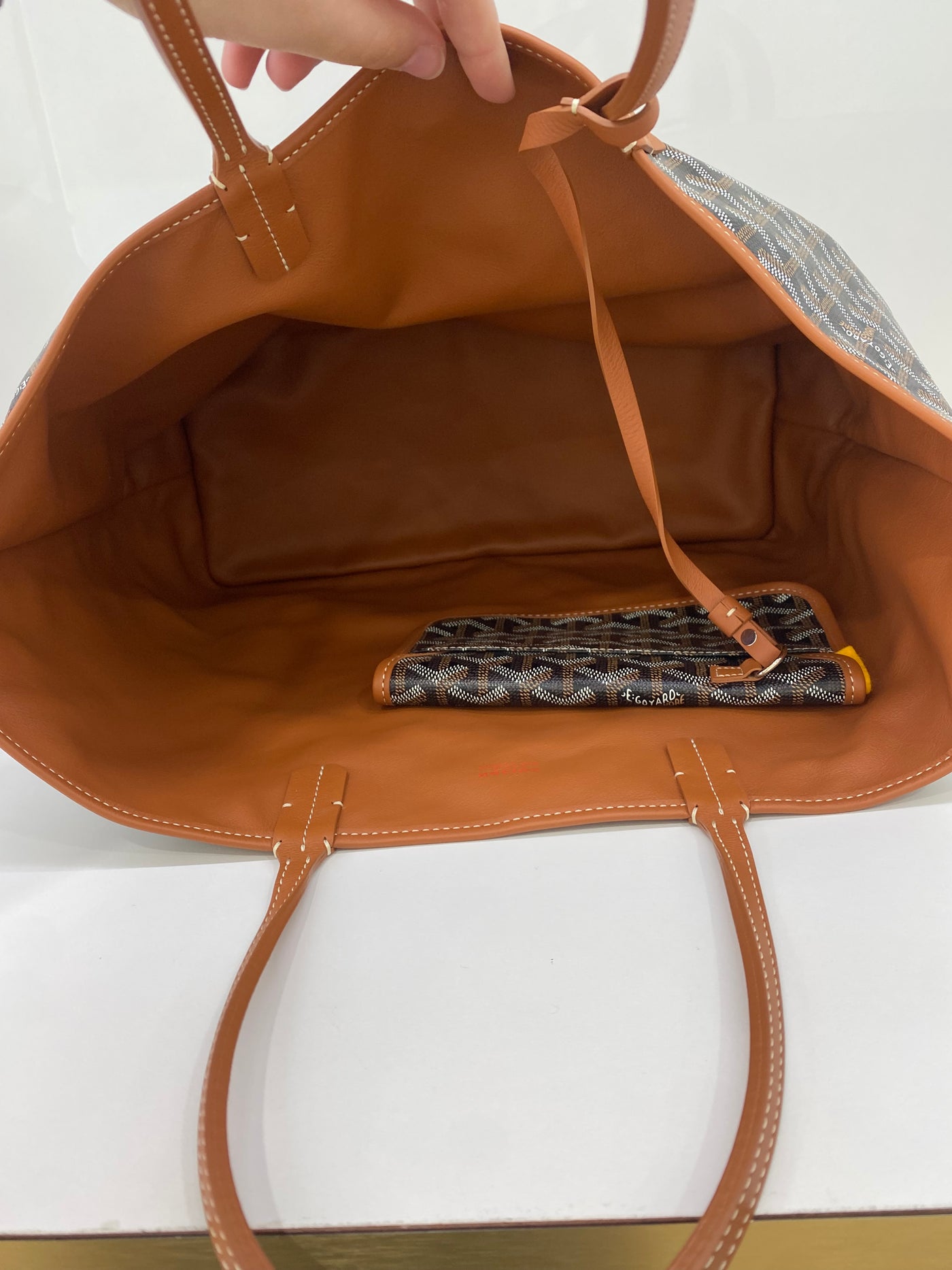 Goyard Anjou PM Black and Tan