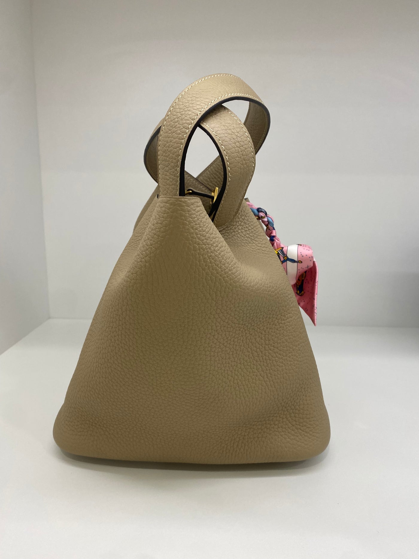 Hermes Picotin 22 Clemence Trench GHW
