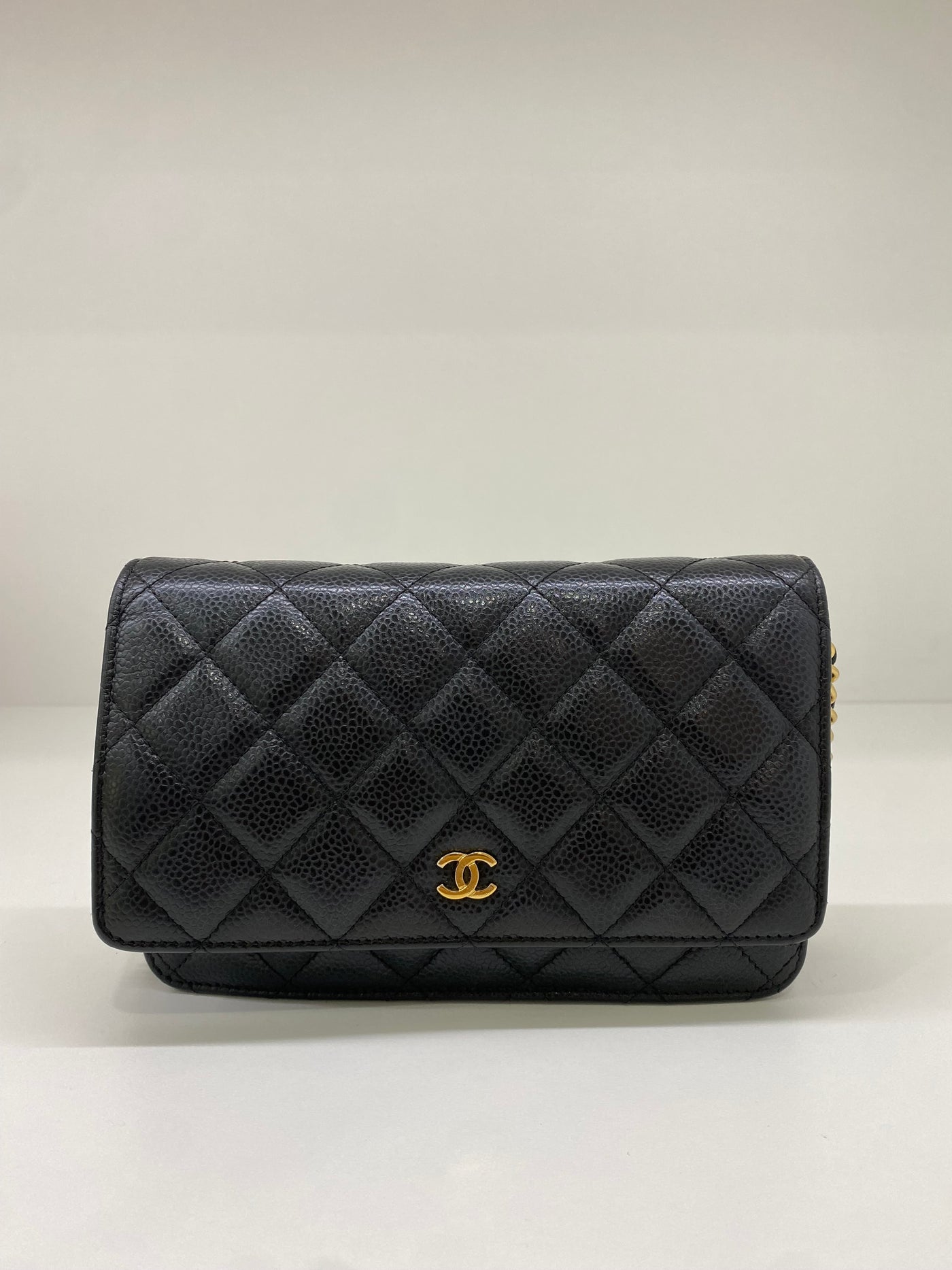 Chanel WOC Black Caviar GHW