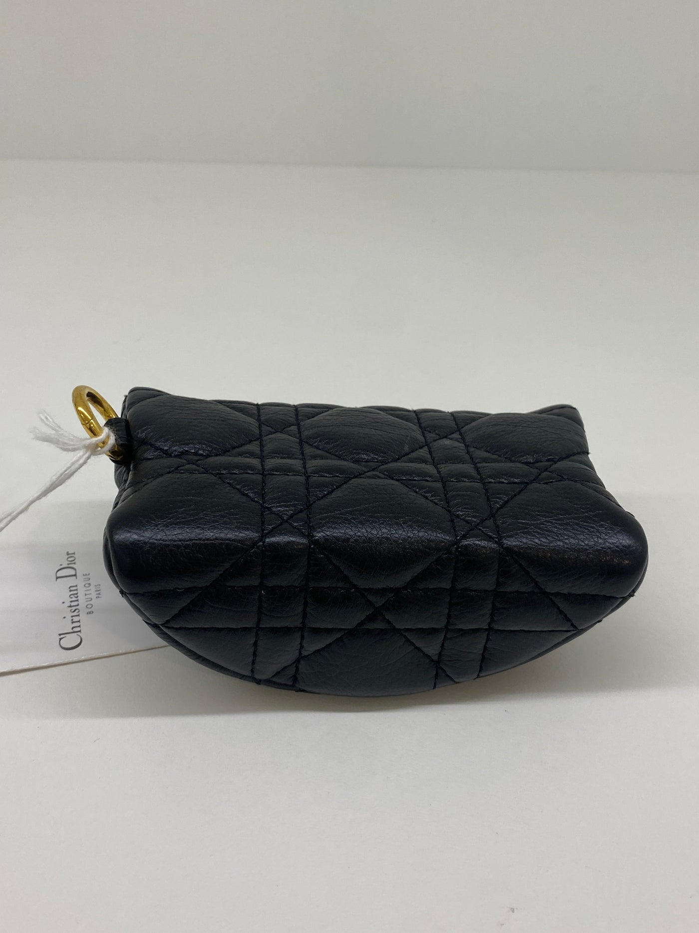 Dior Caro Half Moon Coin Purse