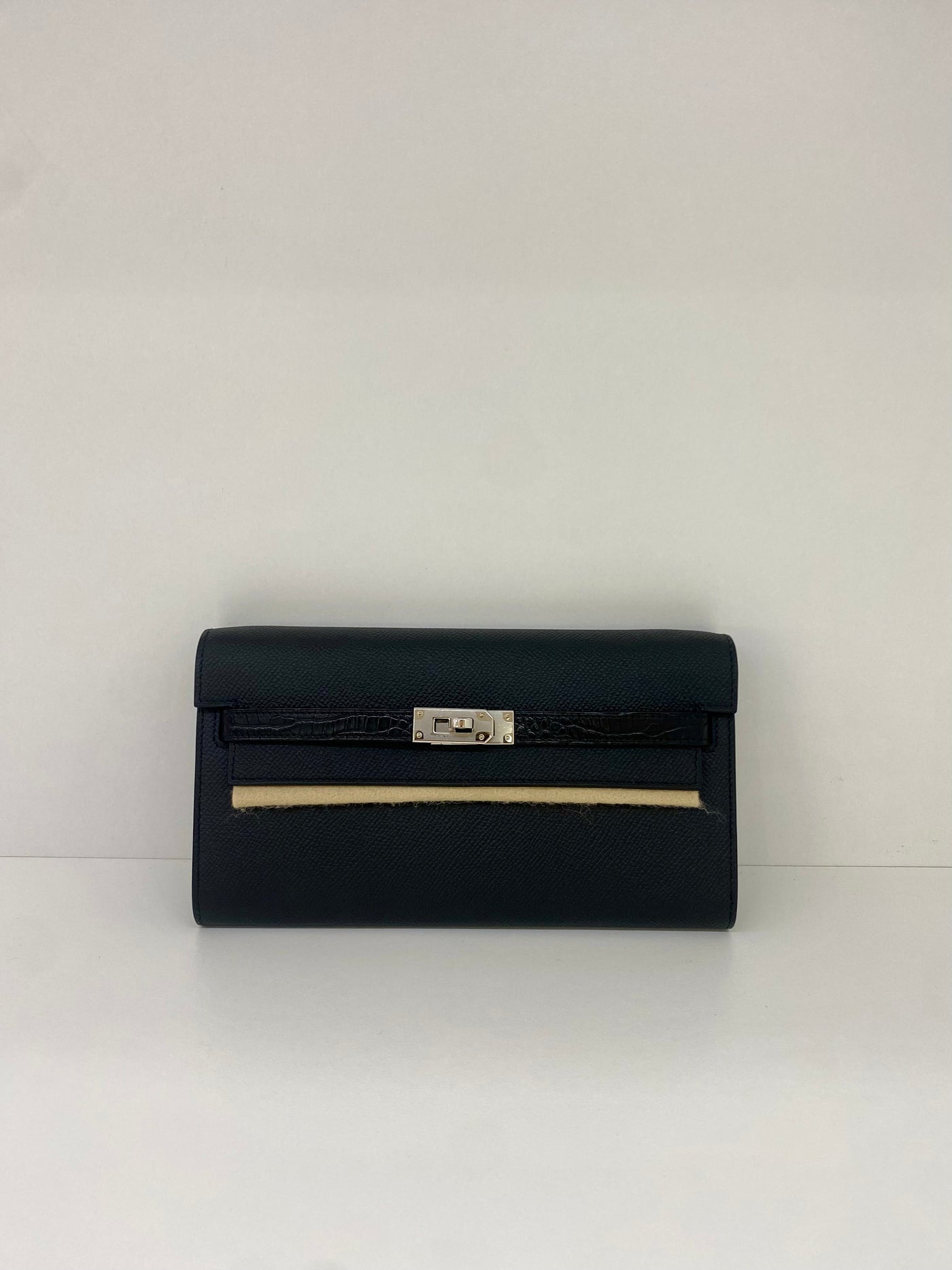 Hermes Kelly To Go Black Touch Alligator