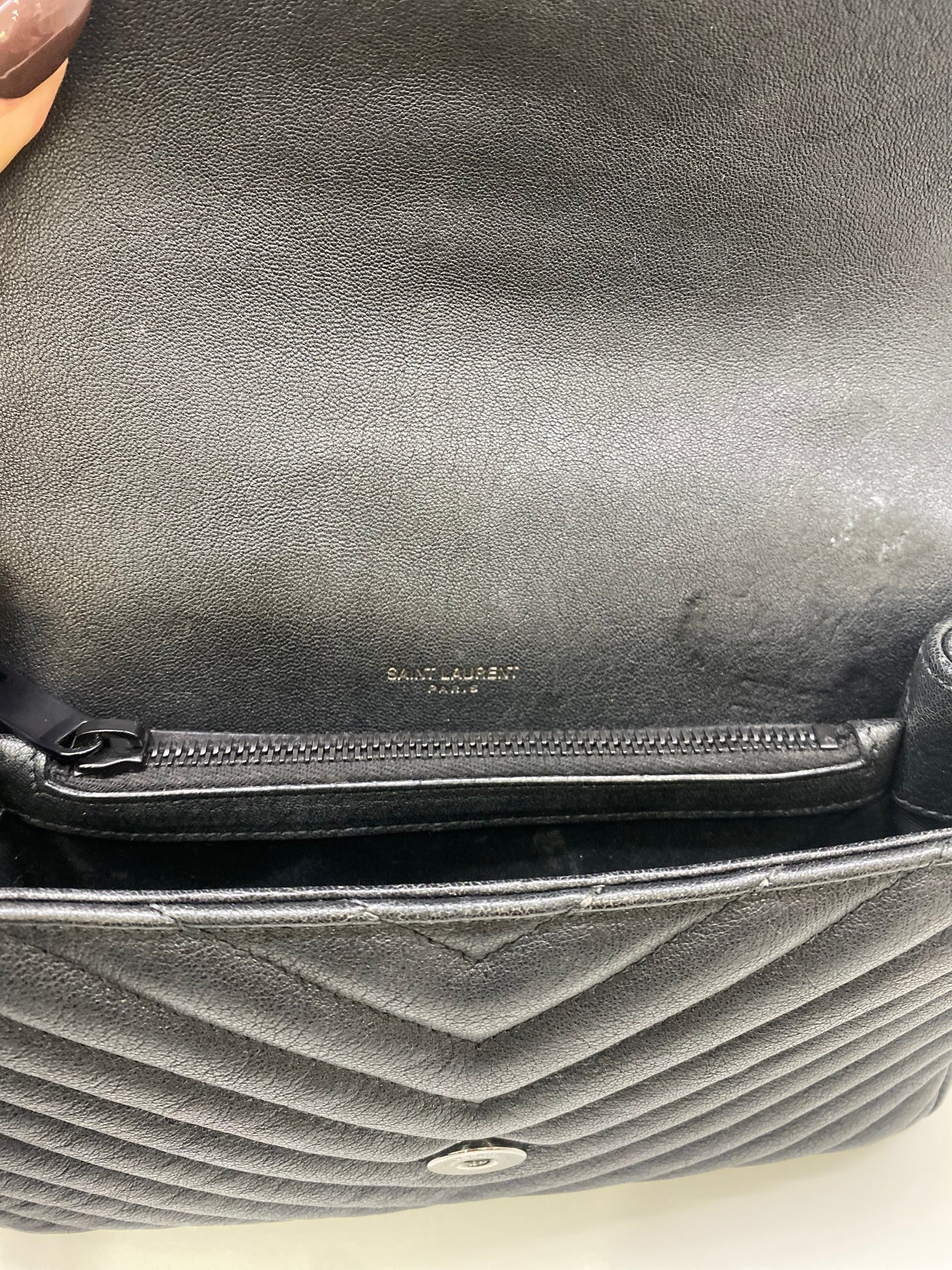 Saint Laurent College Medium Quilted BHW