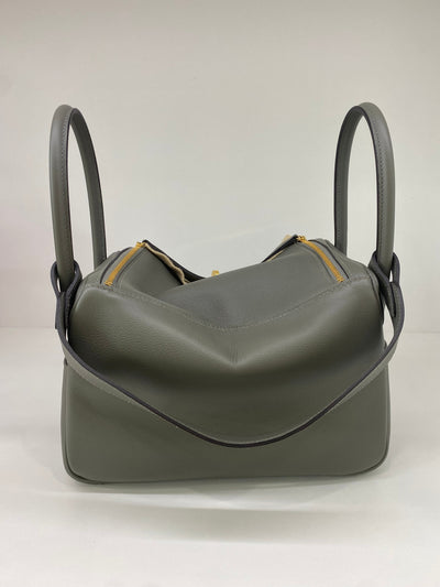 Hermes Lindy 26 Gris Meyer GHW