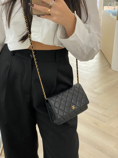 Chanel WOC Black Caviar GHW
