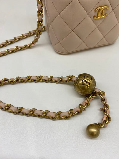 Chanel Mini Vanity Pale Pink GHW