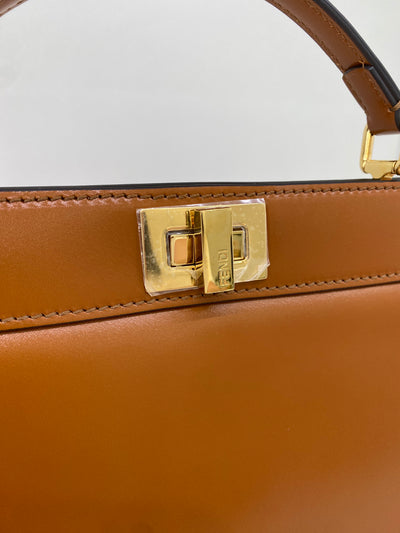 Fendi Peekaboo East West Tan GHW