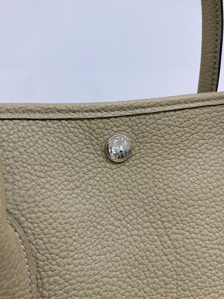 Hermes Garden Party 36 Poussiere – PH Luxury Consignment