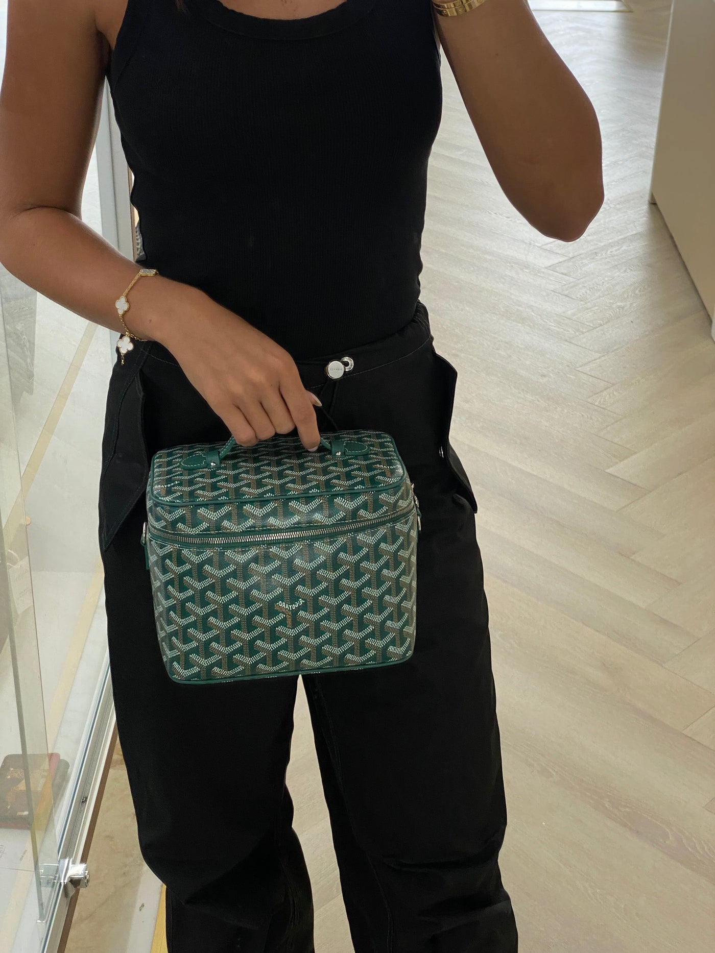 Goyard Vanity Green