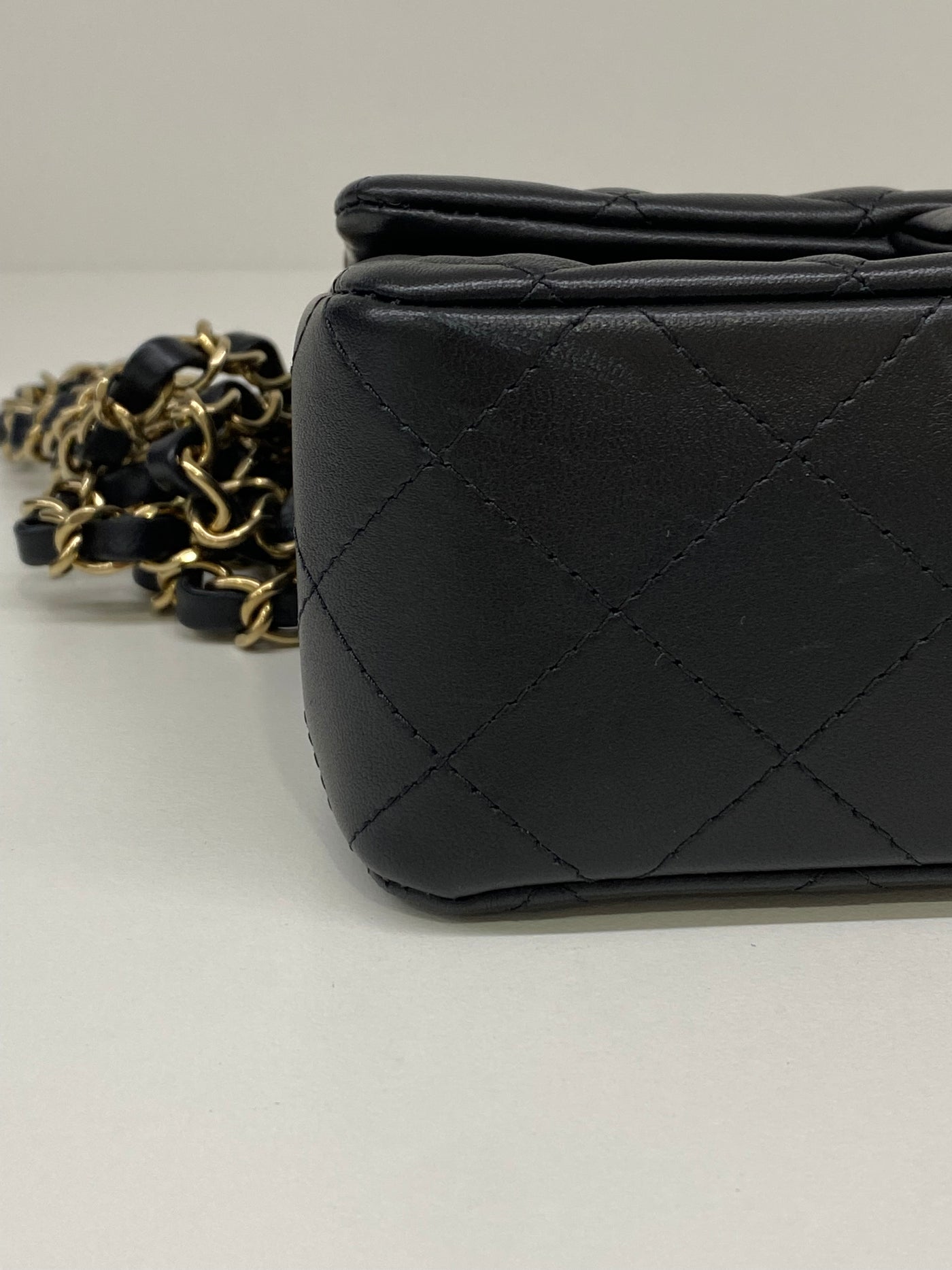 Chanel Mini Classic Bag Lambskin SGHW (microchip)