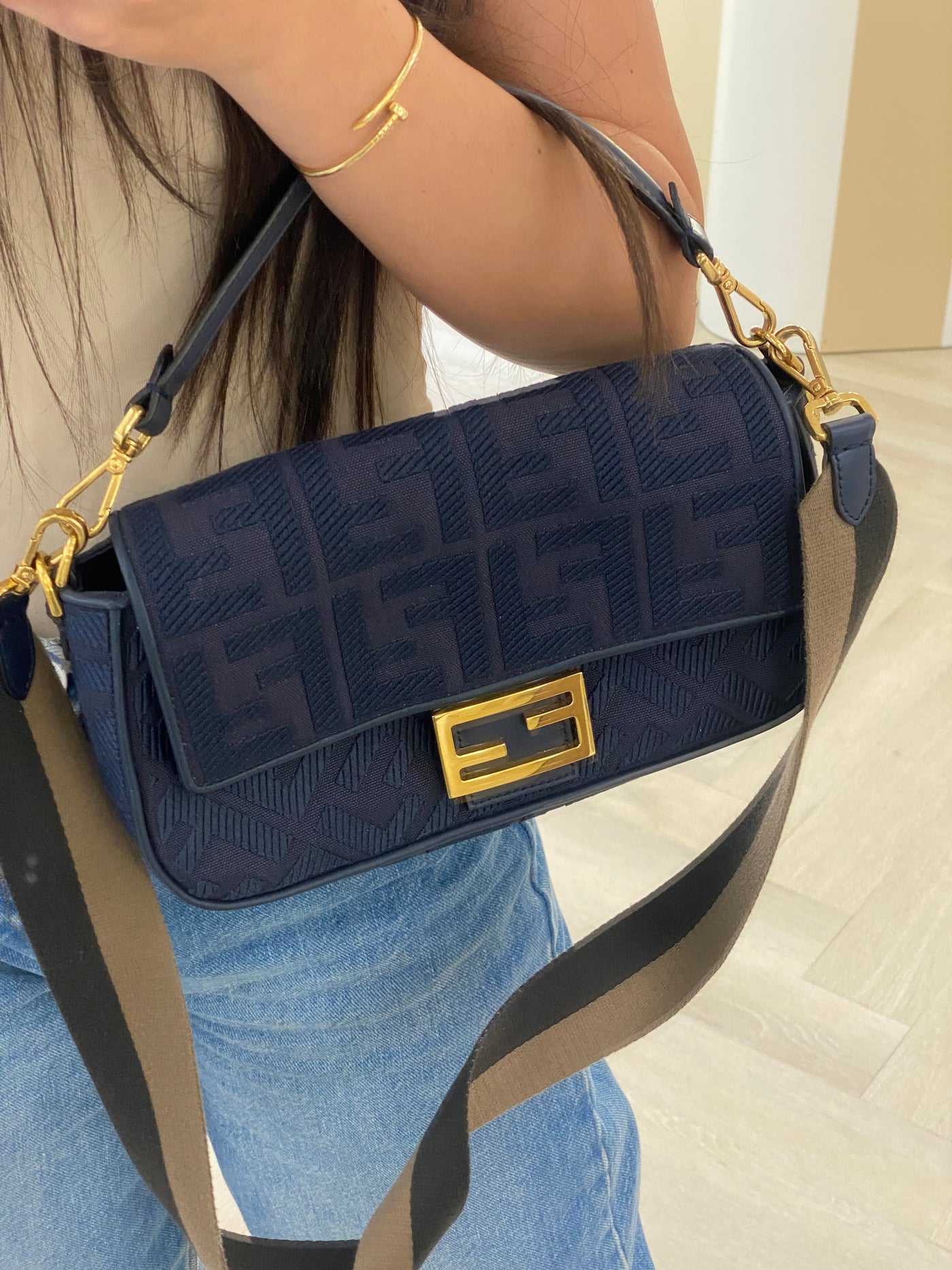 Fendi Baguette Navy