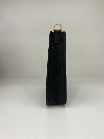 Hermès Mini Evelyne Noir GHW