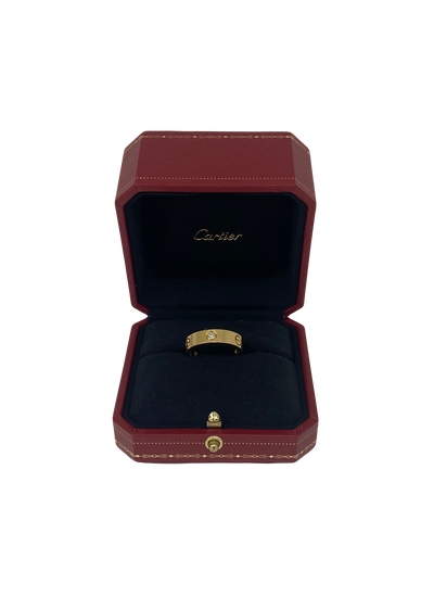 Cartier Love Ring With Diamonds YG Size 59