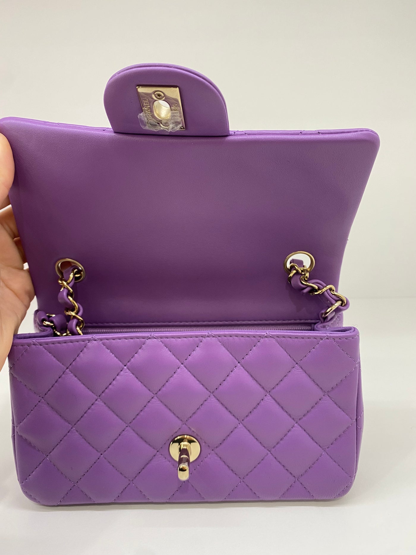 Chanel Classic Flap Mini Purple