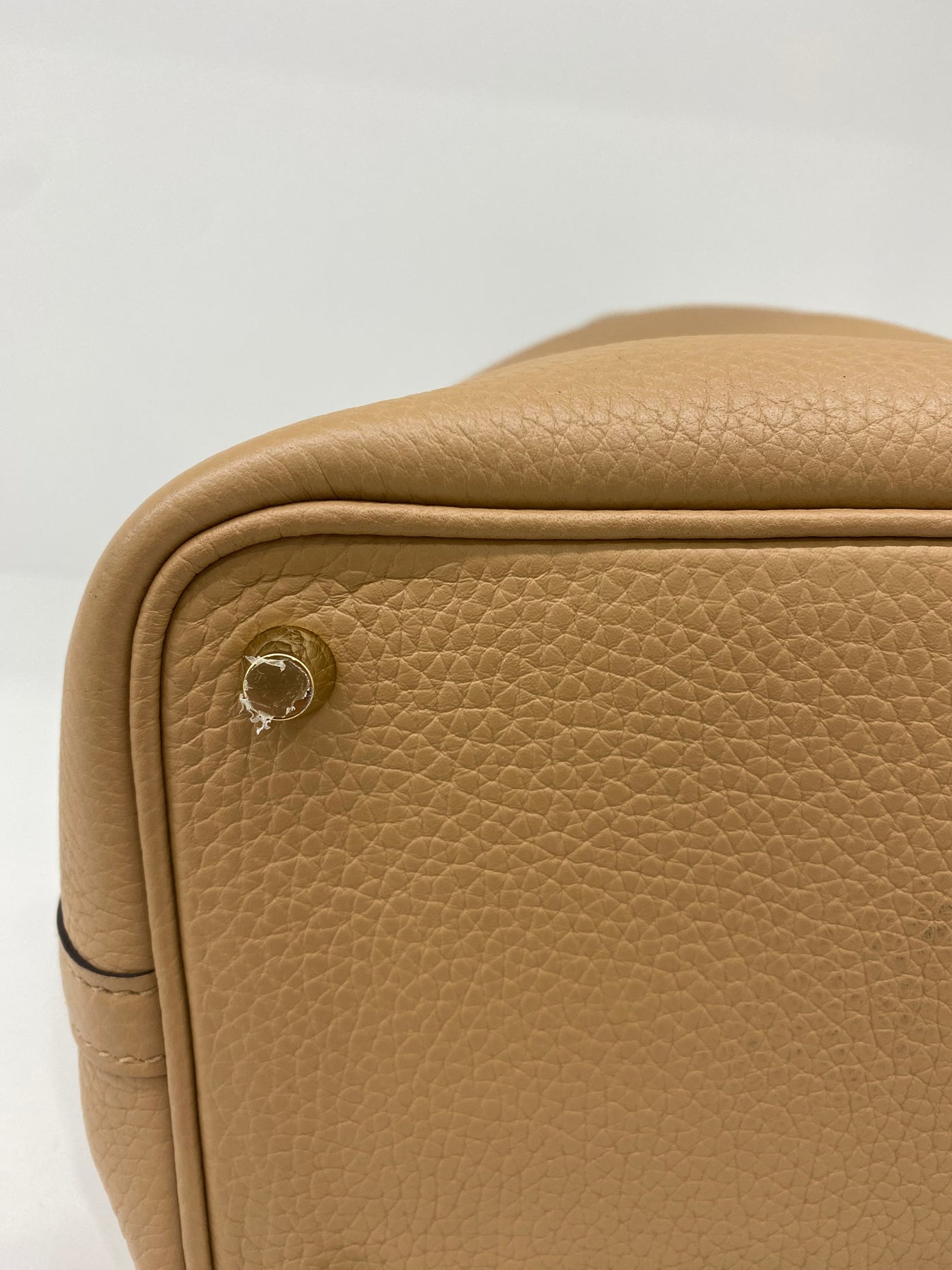 Hermes Picotin 18 Touch Biscuit GHW