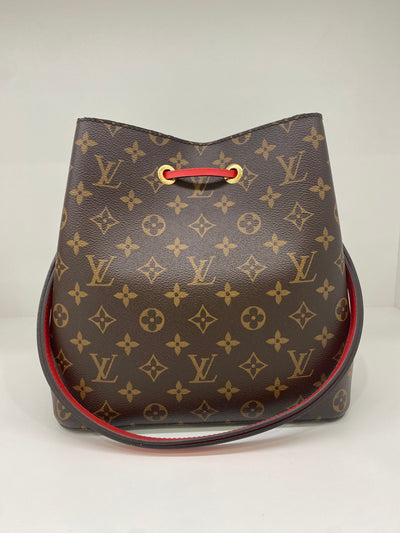 Louis Vuitton NeoNoe MM Red Interior