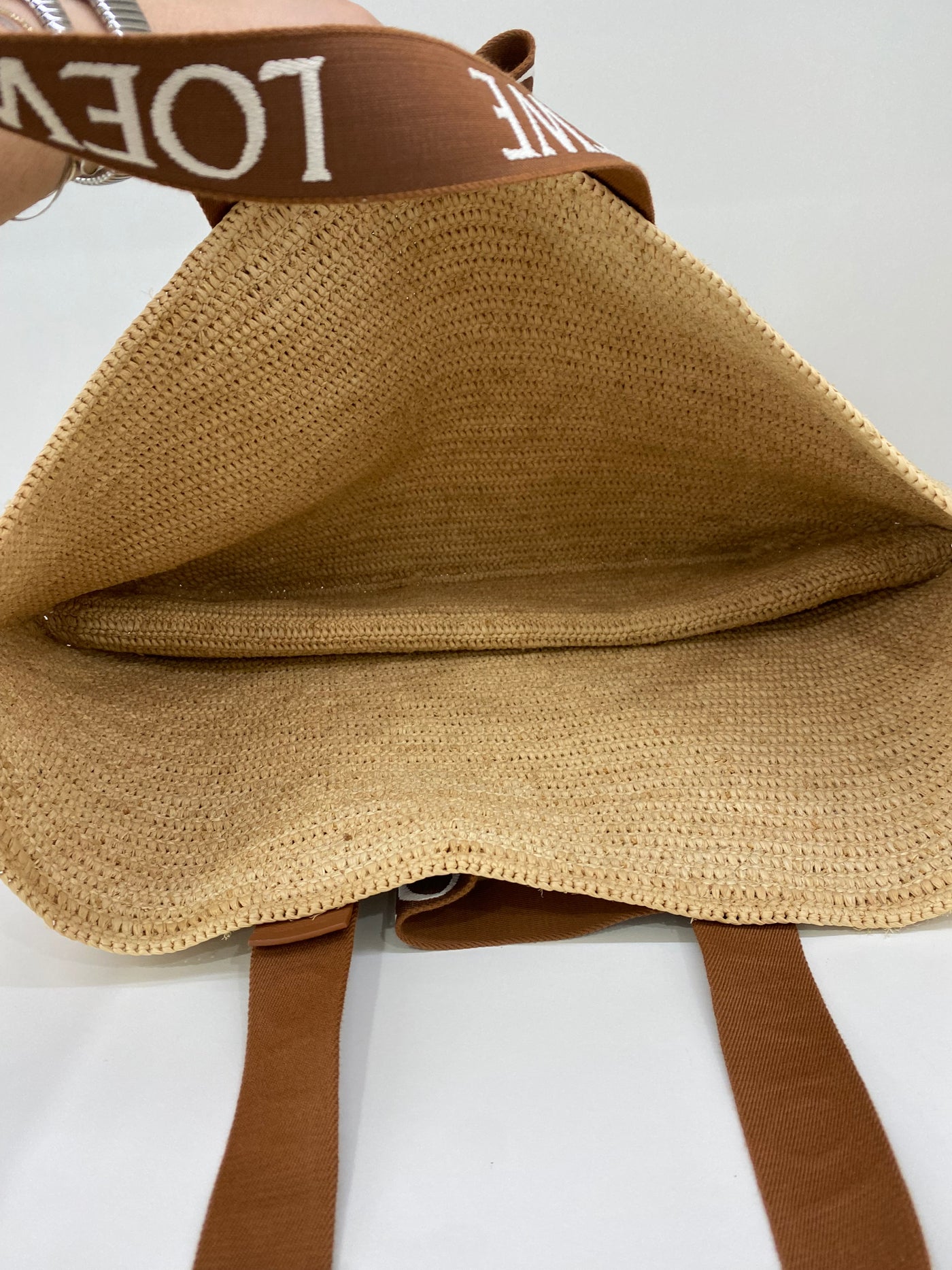 Loewe Raffia Tote Large