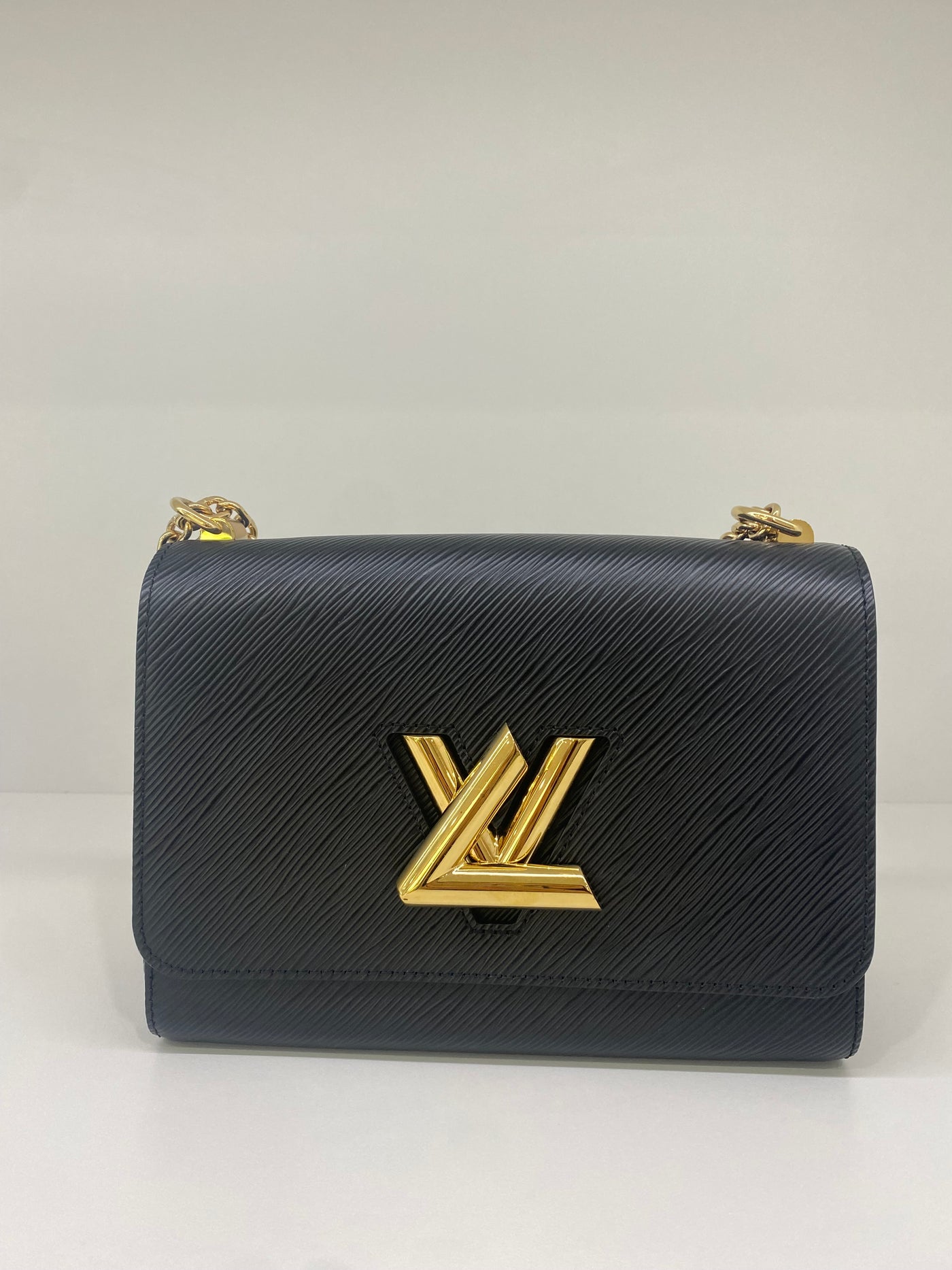 Louis Vuitton Twist MM Bag Black GHW