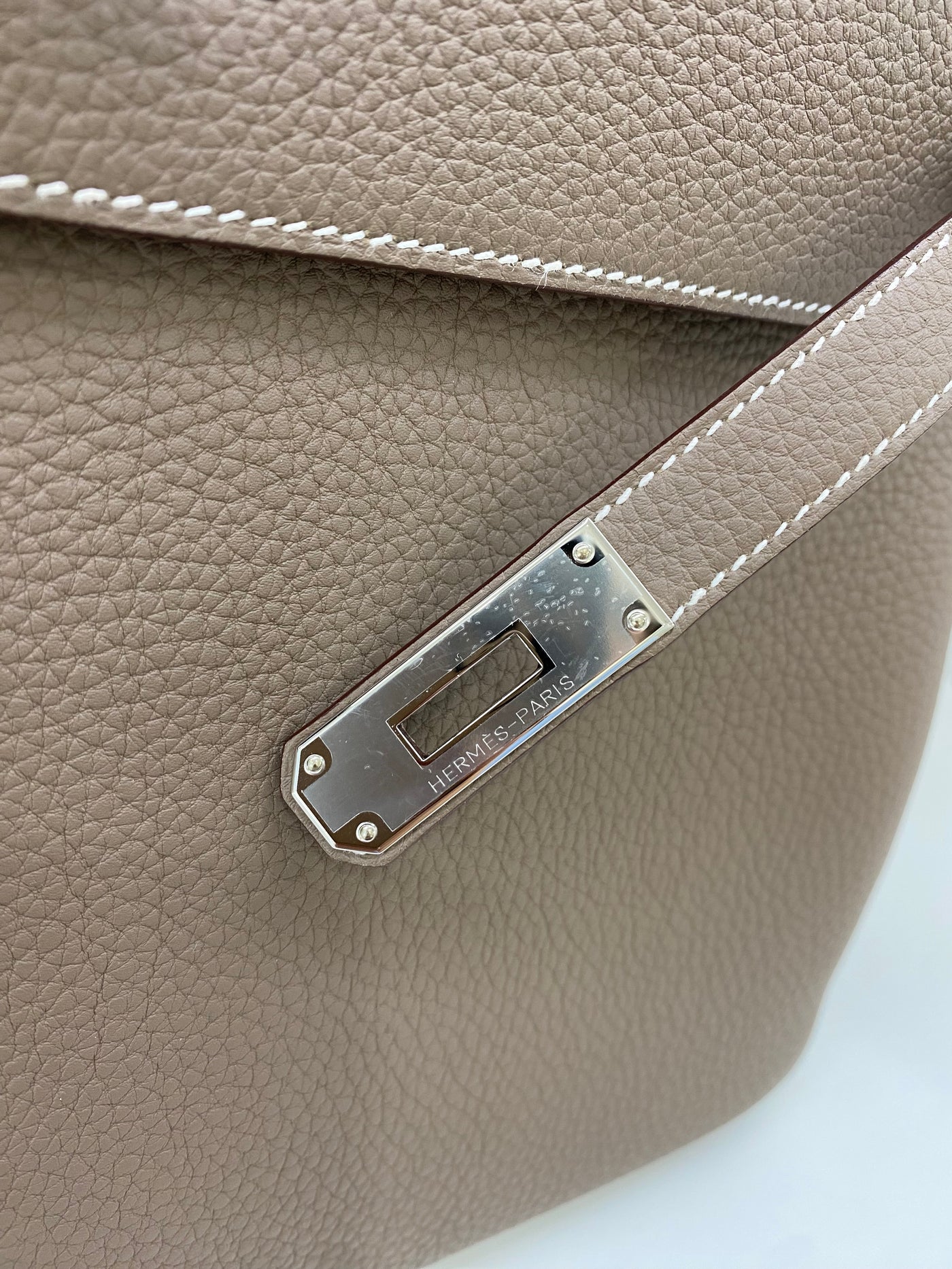 Hermès Kelly 35 Retourne Togo Etoupe PHW