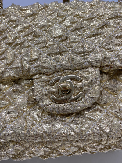 Chanel Flap Metallic Gold GHW