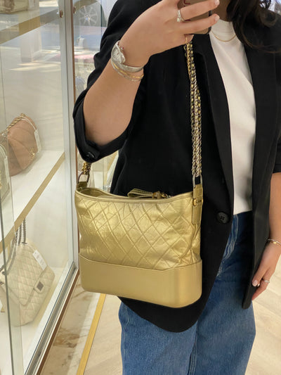 Chanel Gabrielle Gold Large
