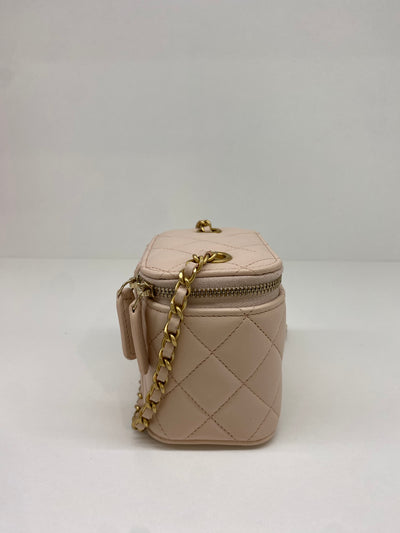 Chanel Mini Vanity Pale Pink GHW
