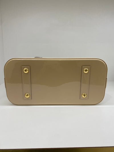 Louis Vuitton Alma BB Patent Beige